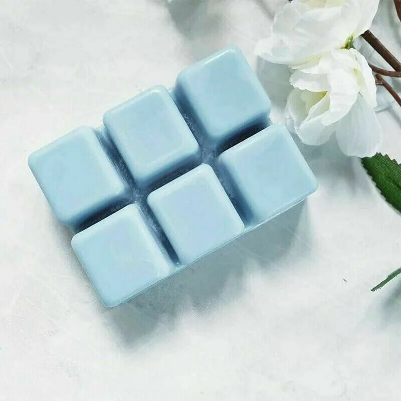 

1pc 6 Lattice Wax Melt Molds Blister Candle Packaging Candle Plastic Box Aromatherapy Diy Candle Wickless Wax Melt Candles Boxes