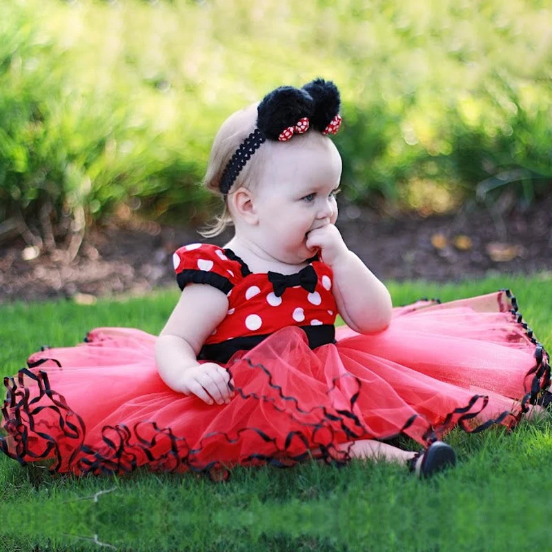 Женская одежда для маленьких девочек рождественские платья в горошек женское