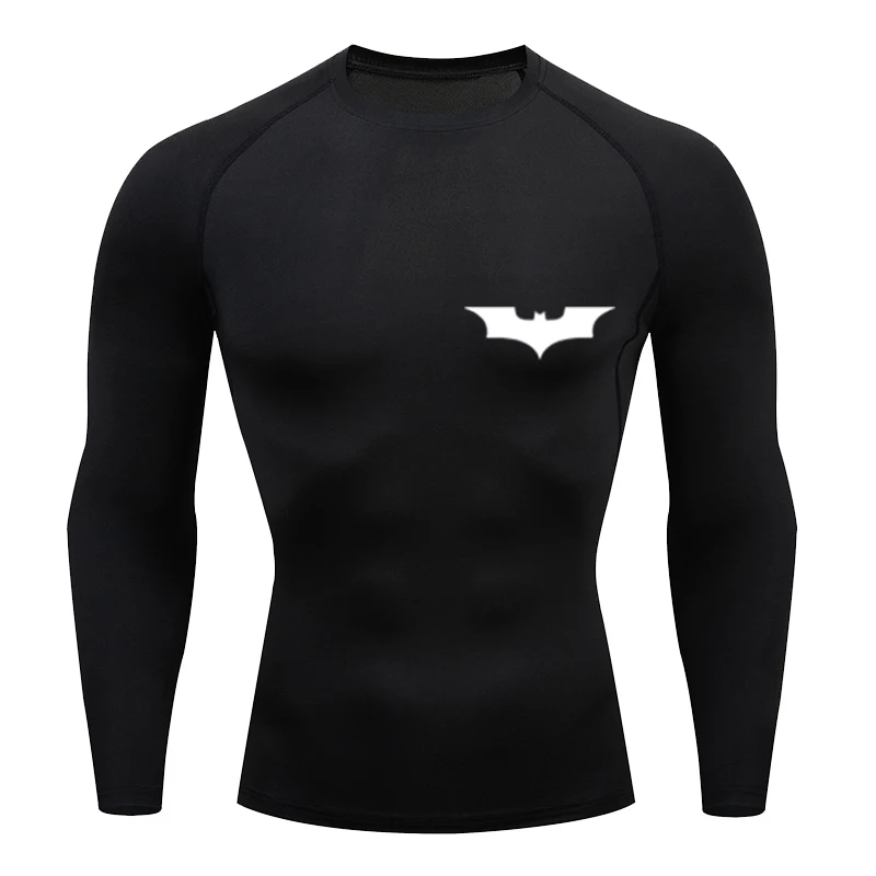 Мужская быстросохнущая футболка для тренажерного зала Спортивная фитнеса