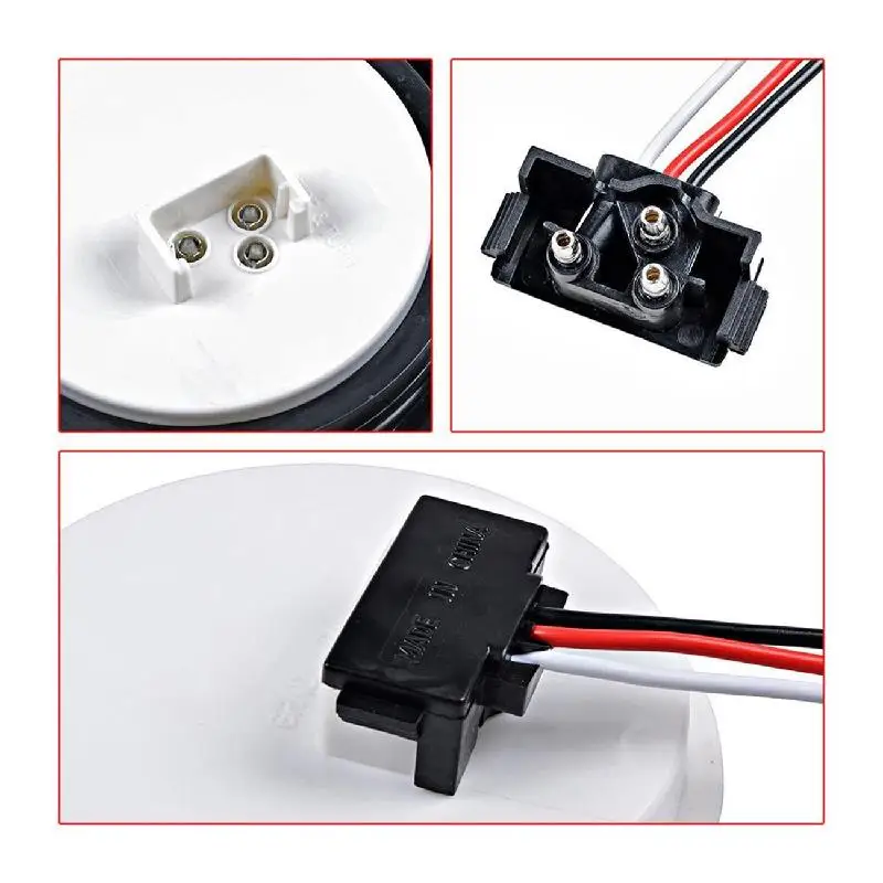 Светодиодный фонарь Partol для грузовиков 4 дюйма красный 12 дюймов универсальный