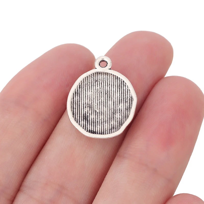 20 x тибетские серебряные кованые круглые спираль вихревые вихревой