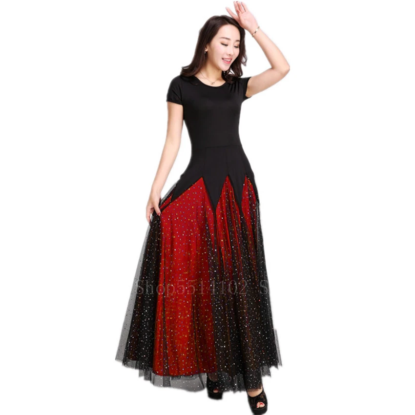 Испанское танцевальное платье фламенко для женщин и девочек современный