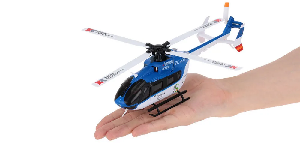 Оригинальный XK K124 EC145 6CH бесщеточный двигатель 3D 6G система RC вертолет совместим с