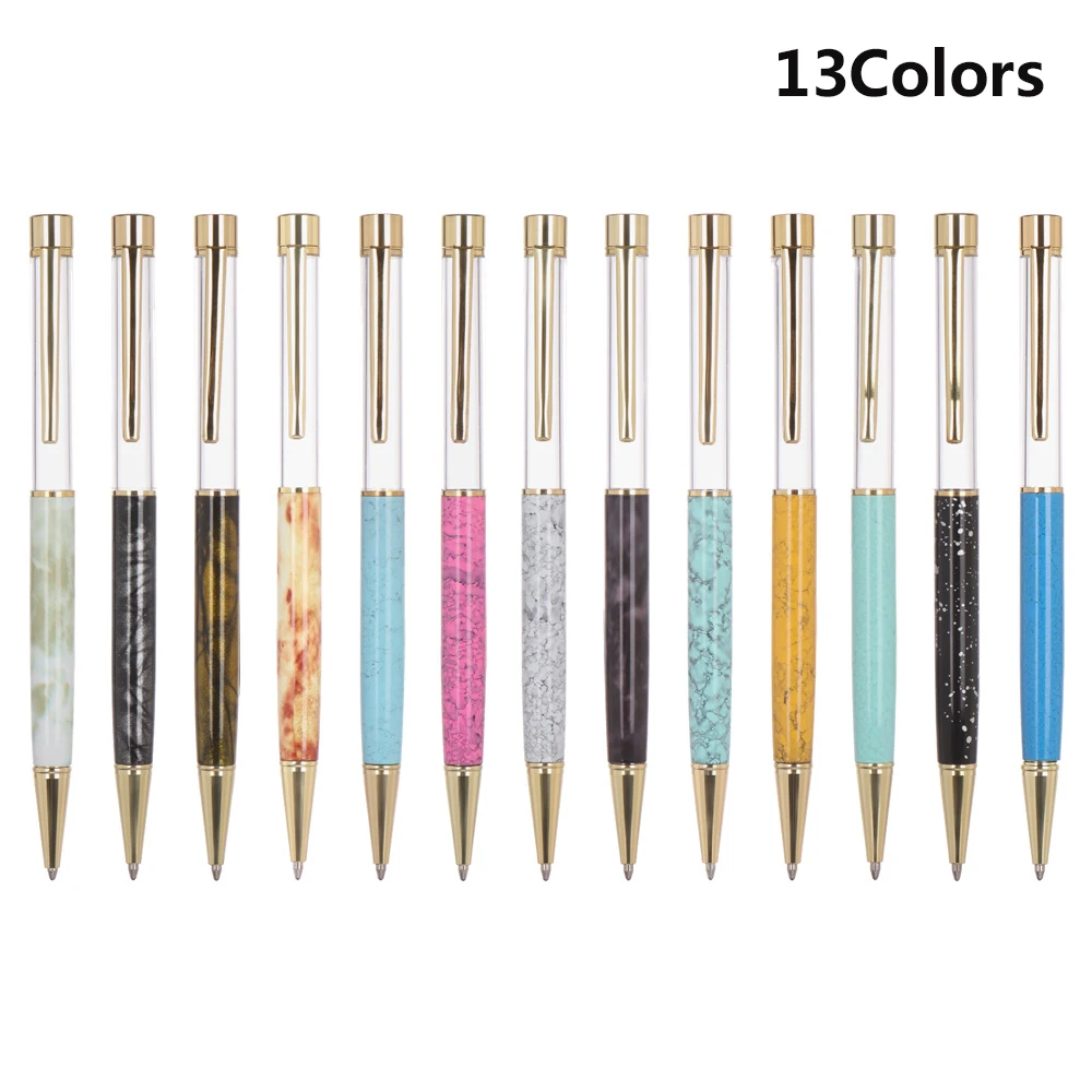 Шариковая ручка пустая трубка прозрачная шариковая без золота фольга масляные