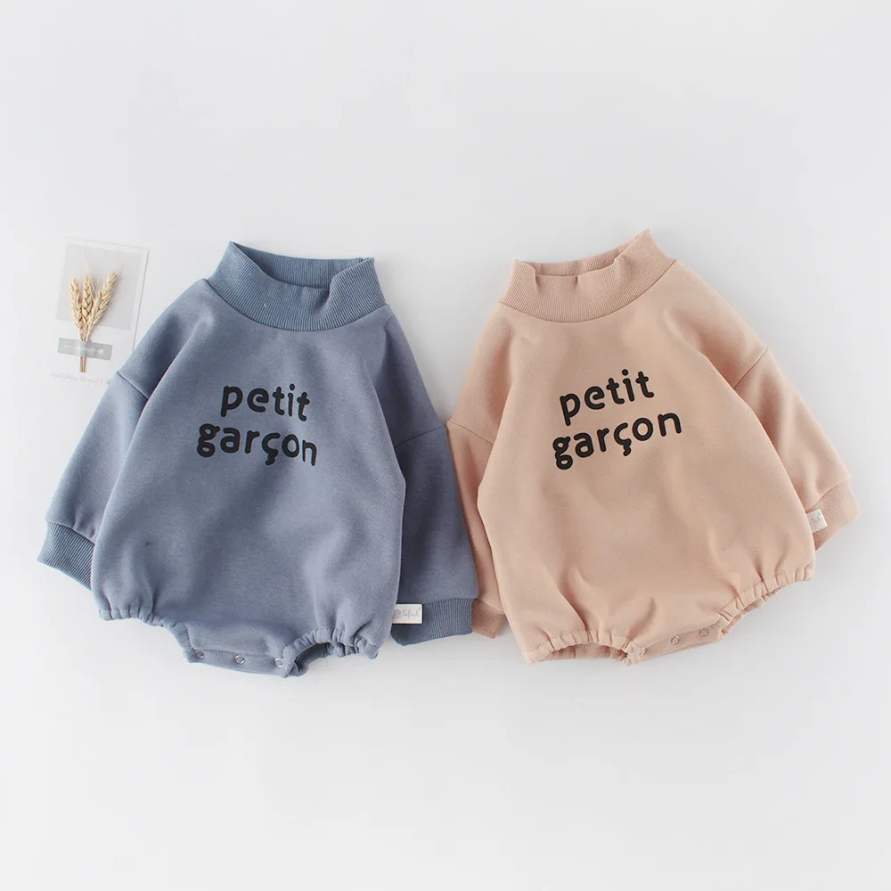 Зимние теплые комбинезоны на флисовой подкладке с длинным рукавом для маленьких