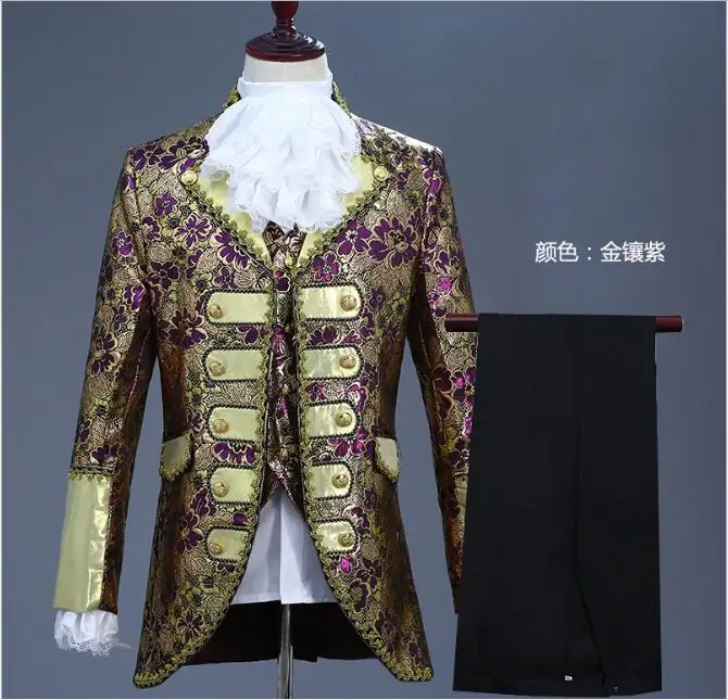 Король Принц Средневековый Ренессанс Для мужчин Косплэй Детский костюм для