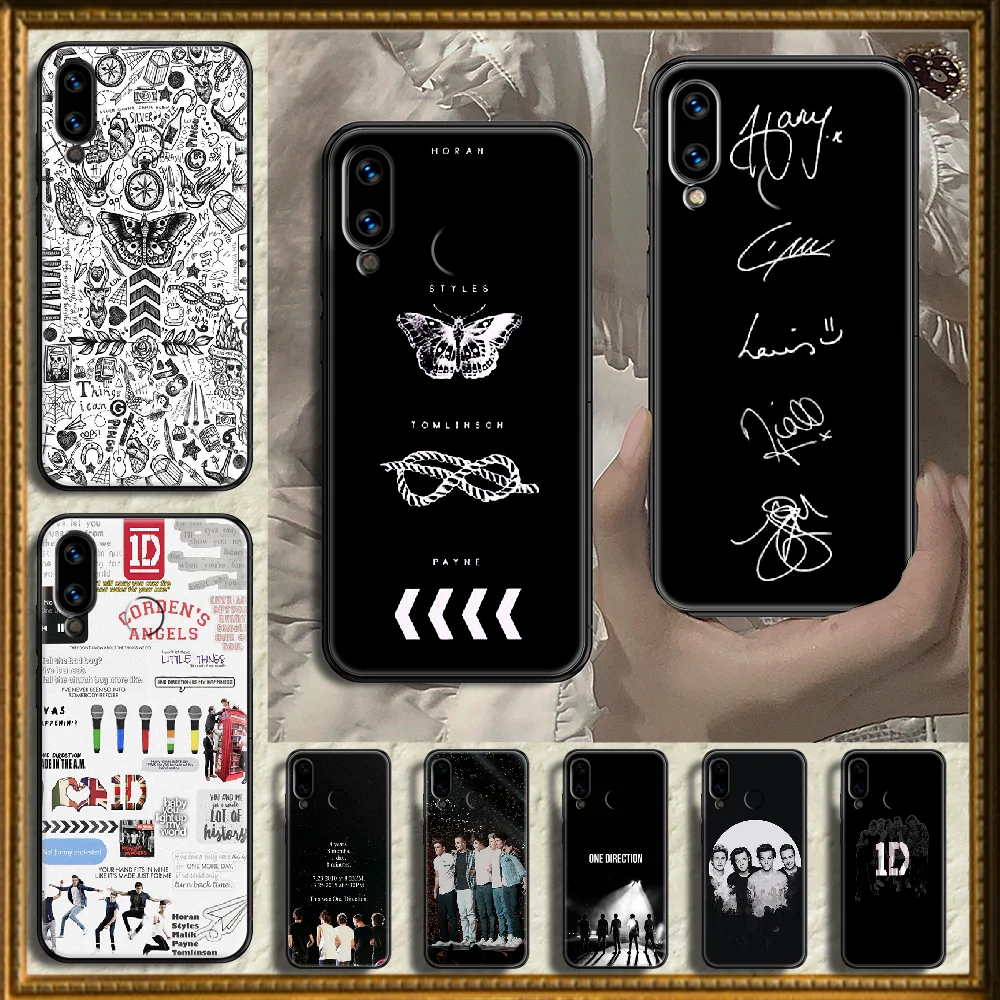 Чехол для телефона Band One Direction 1D Huawei Honor 6 7 8 9 10 10i 20 A C X Lite Pro Play Черный Модный чехол из