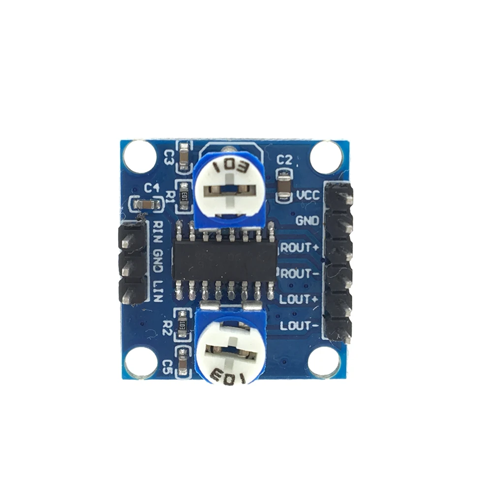 Бесплатная доставка! Плата цифрового усилителя 5 шт./лот PAM8406 с потенциометром