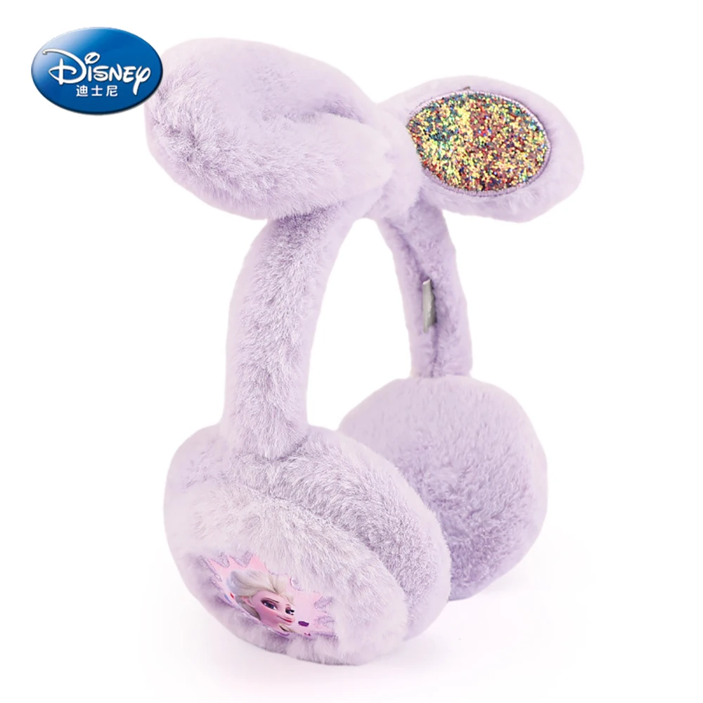 

Keep Warm Girls Children Earmuffs Disney Winter Frozen Funny Rabbit Ear Decorated Kids Candy Outdoor Cute Velvet Christmas Gift