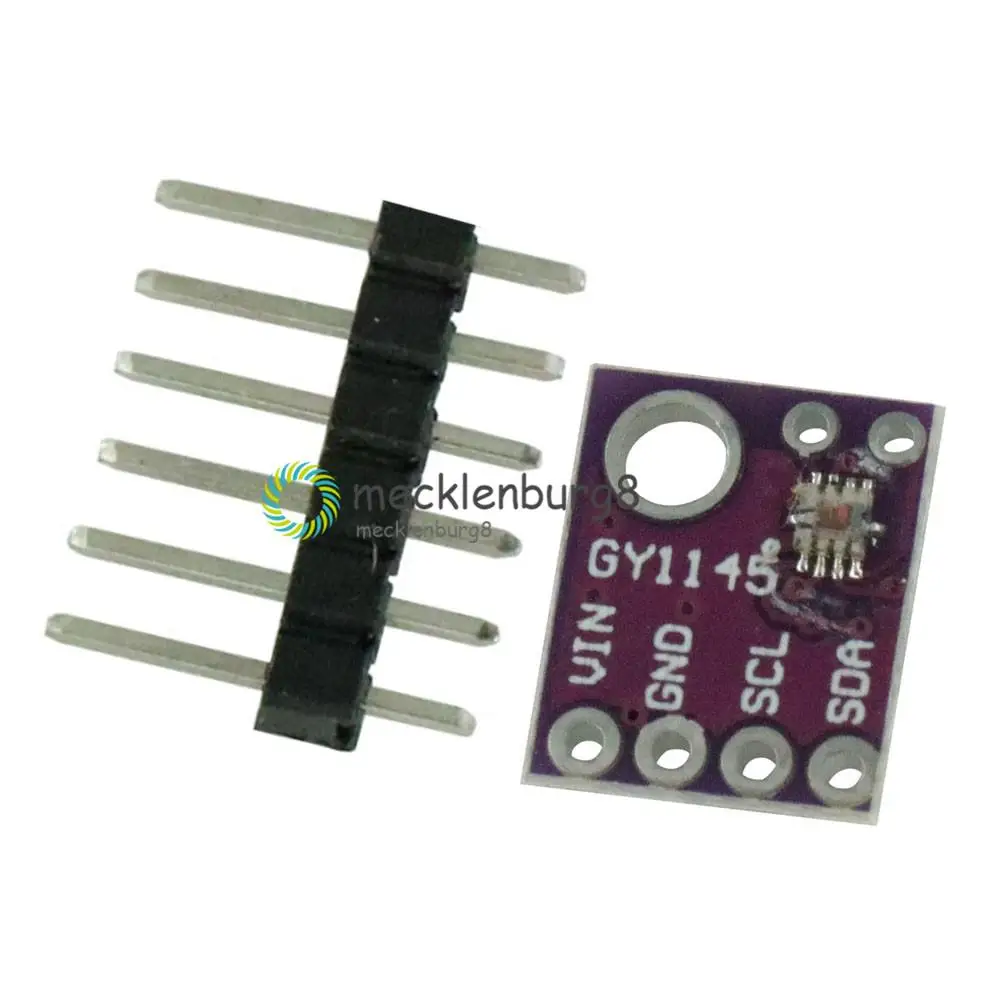 

SI1145 UV IR Видимый датчик GY1145 6-контактный разъем, плата для подсветсветильник, модуль «сделай сам», цифровой датчик с 6-контактным разъемом I2C IIC