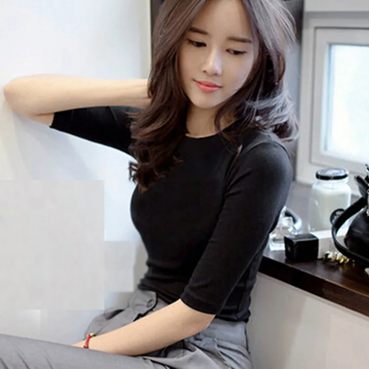

2021 spring and autumn new high quality women's casual T-shirt