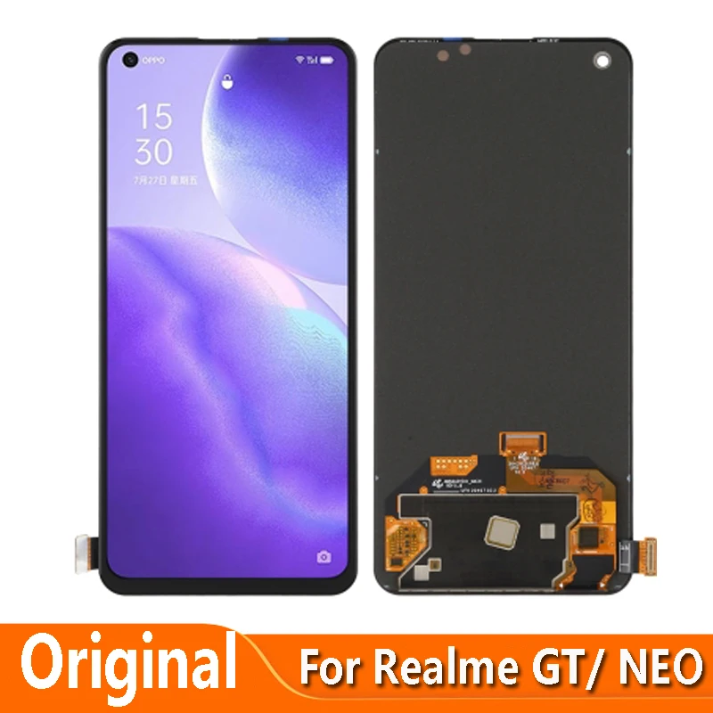 Pantalla LCD Original de 6,43 pulgadas para Realme GT NEO RMX3031, montaje de digitalizador con pantalla t&aacute;ctil de repuesto para Realme GT RMX2202-0