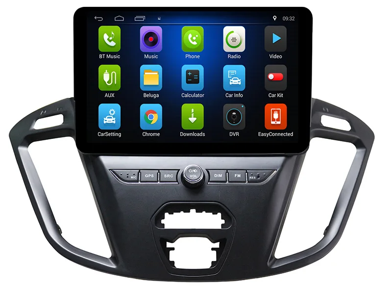 Android 10! Автомобильный DVD PC мультимедийный плеер GPS Navi Стерео Радио для Ford Tourneo Transit