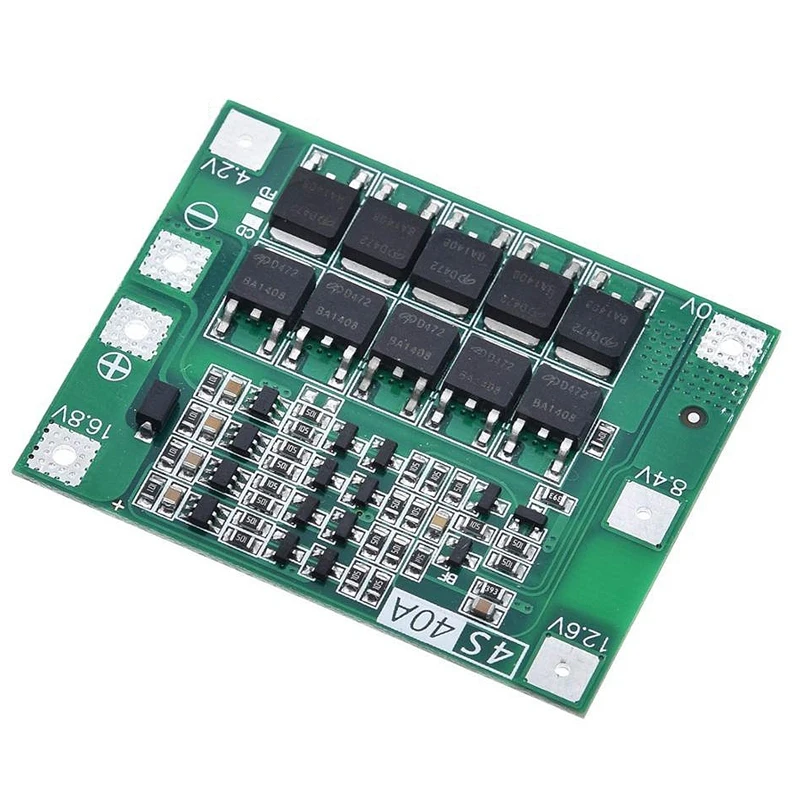 Горячая 3C-4S 40A литий-ионный Батарея 18650 Зарядное устройство Pcb плата защиты Bms для