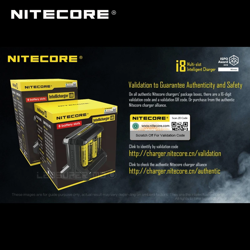 

ISPO Award 2018 Winner Nitecore i8