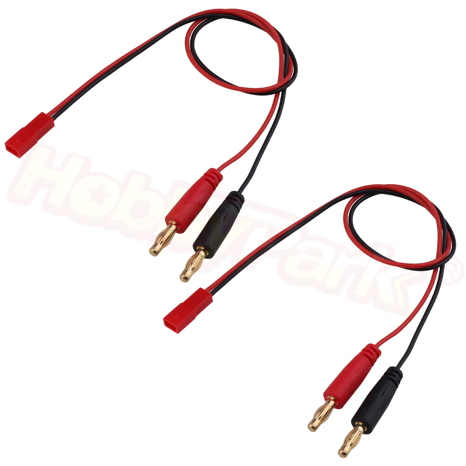 

2 шт. JST зарядное устройство 4 мм вилки типа «банан» Зарядный Кабель-адаптер для аккумулятора с дистанционным управлением