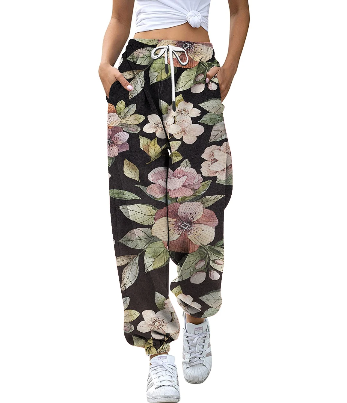 

Geometric Natural Scenery 3D Digital Printing Pants Fashion Harajuku Pants Wide Leg Pants Women Sweatpants Women Wide Leg Pant