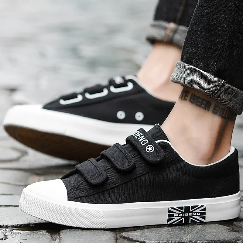 TRAANO/мужские кроссовки Парусиновая обувь для мальчиков Дышащая однотонная