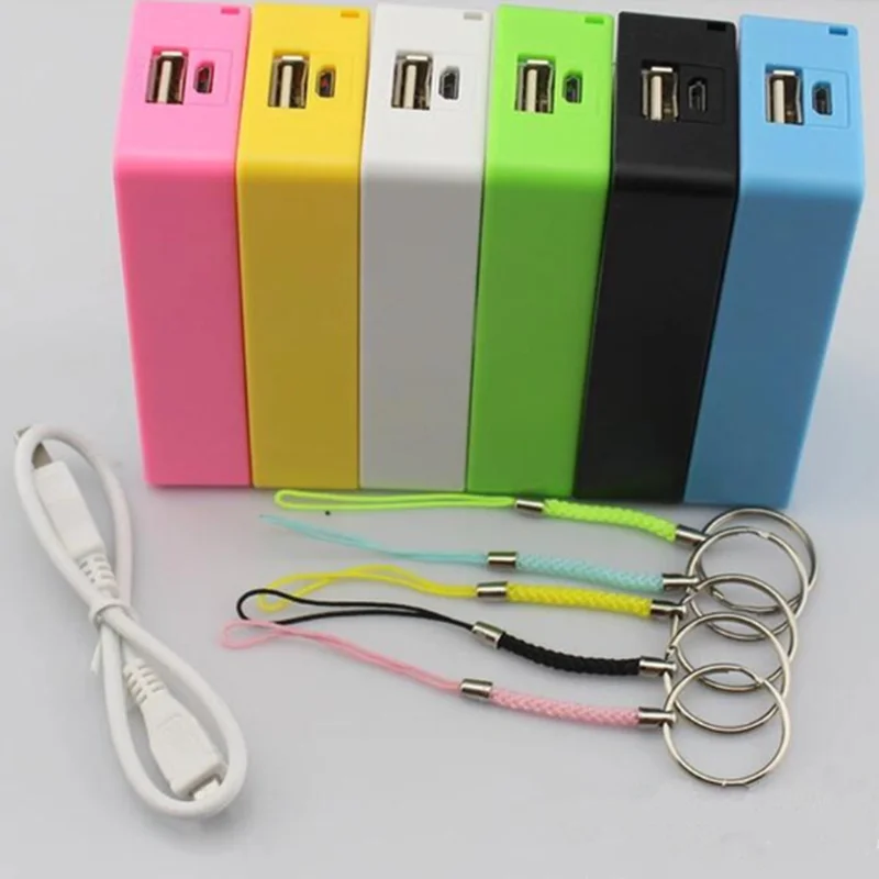 5600 мАч 2X 18650 USB портативное зарядное устройство чехол для самостоятельной сборки