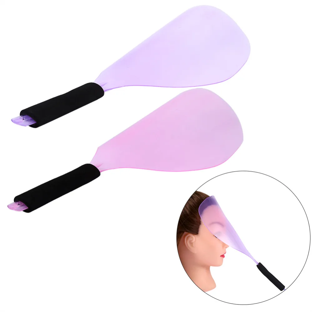 

1PC Professional Plastic Hairspray Perfume Mask Eyes Face Spray Shield Protect Face Mask Salon Barber Haircut Shield Pink Purple