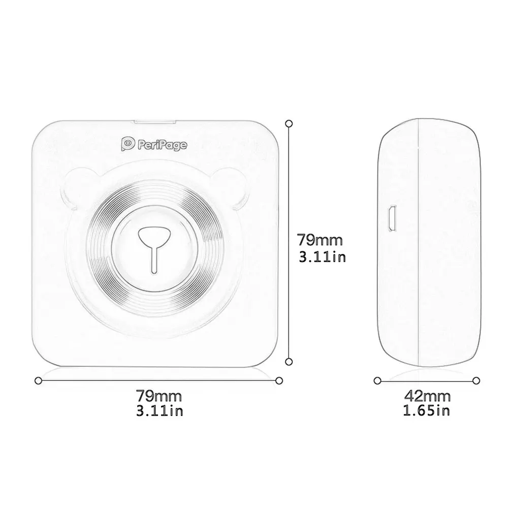 

Portable Mini Wireless Thermal Printer Photo Android IOS Mobile Phone Printing Professional Thermal Printer Pocket Machine