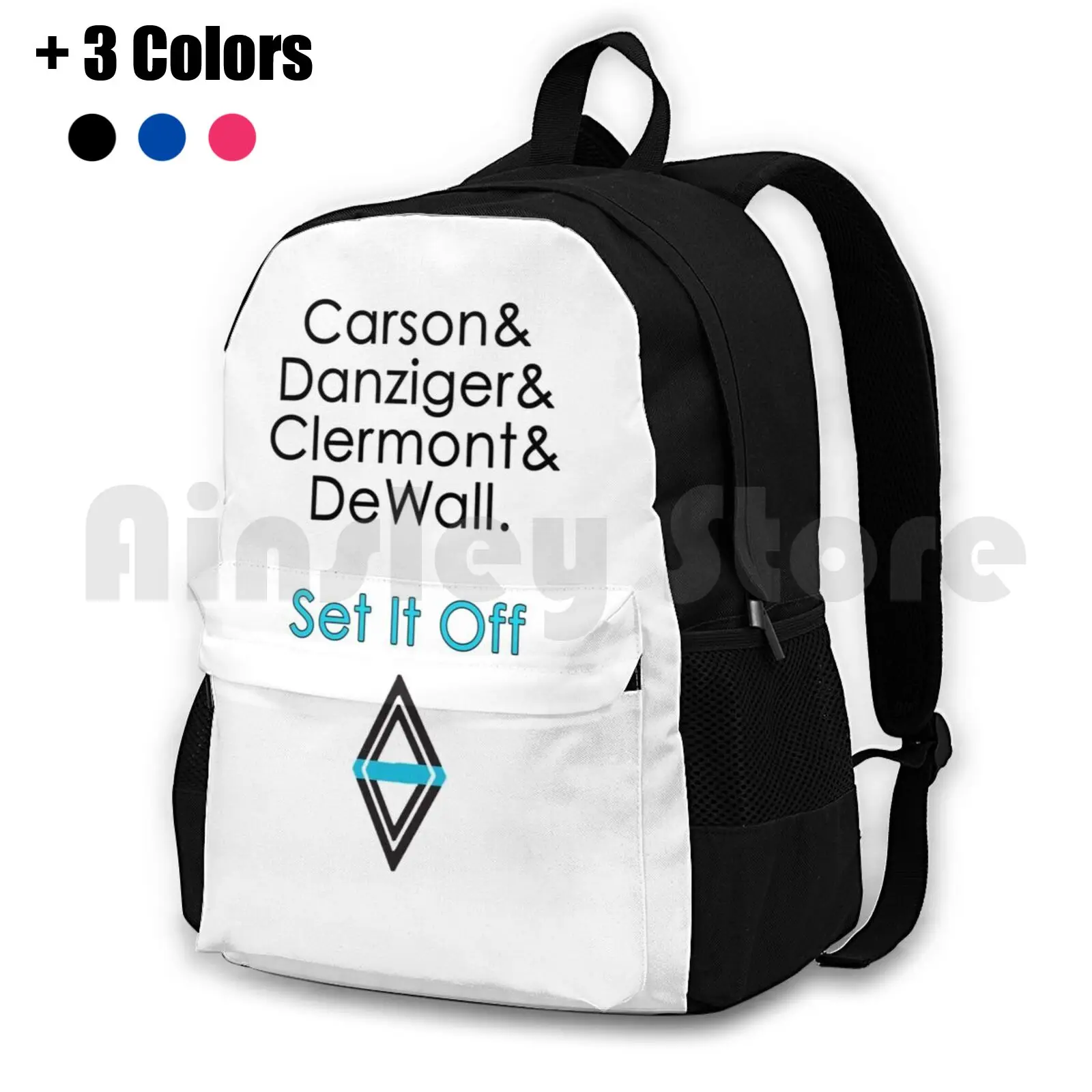 

Set It Off Band Member Names Outdoor Hiking Backpack Waterproof Camping Travel Set It Off Cody Carson Maxx Danziger Dan