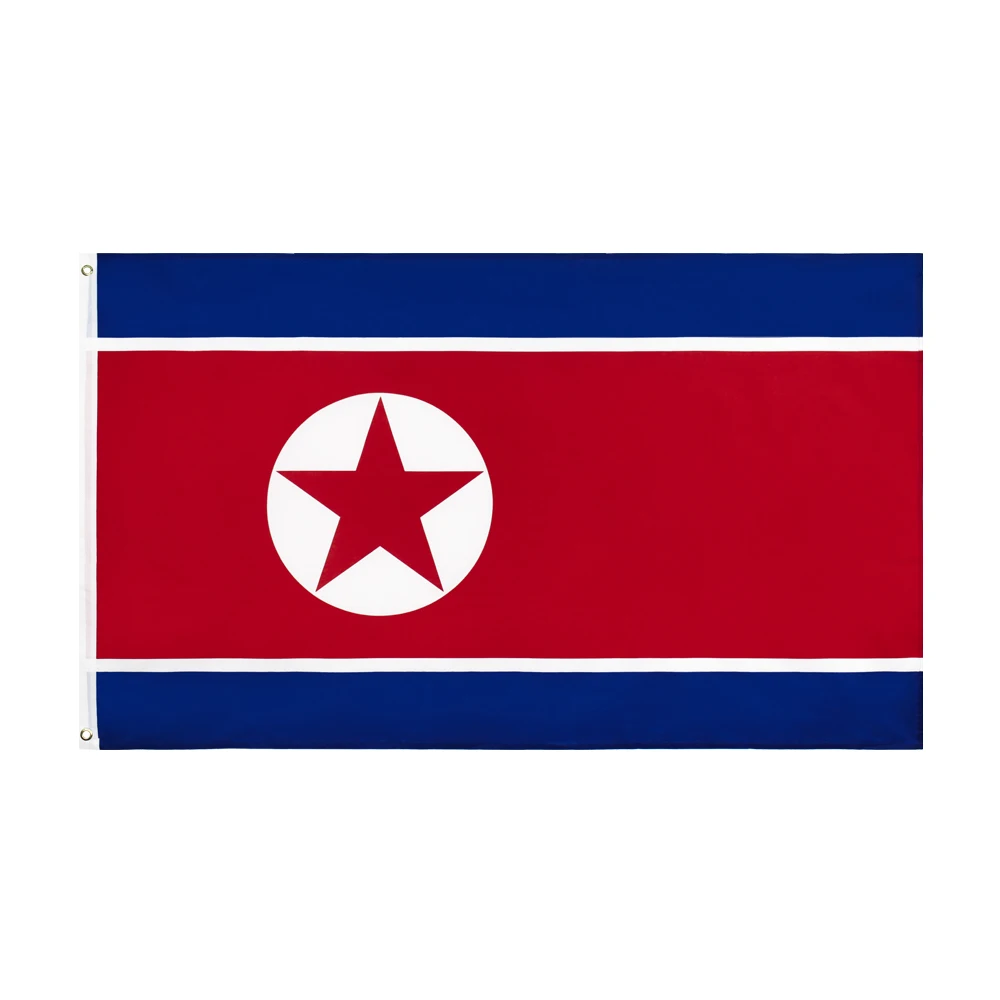 

60x90cm/90x150cm PRK North Korea Flag 2x3ft/3x5ft The National Banner