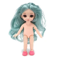 112 16cm dolls toys mini bjd baby girl doll 13 movable jointed naked nude body fashion dolls toy for girls gifts