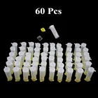 60 шт. Профессиональный пчеловодная королева клетка для выращивания качественная Защитная крышка ловушка пластиковая ящик для пчел пчелы инструмент Поставки оптом