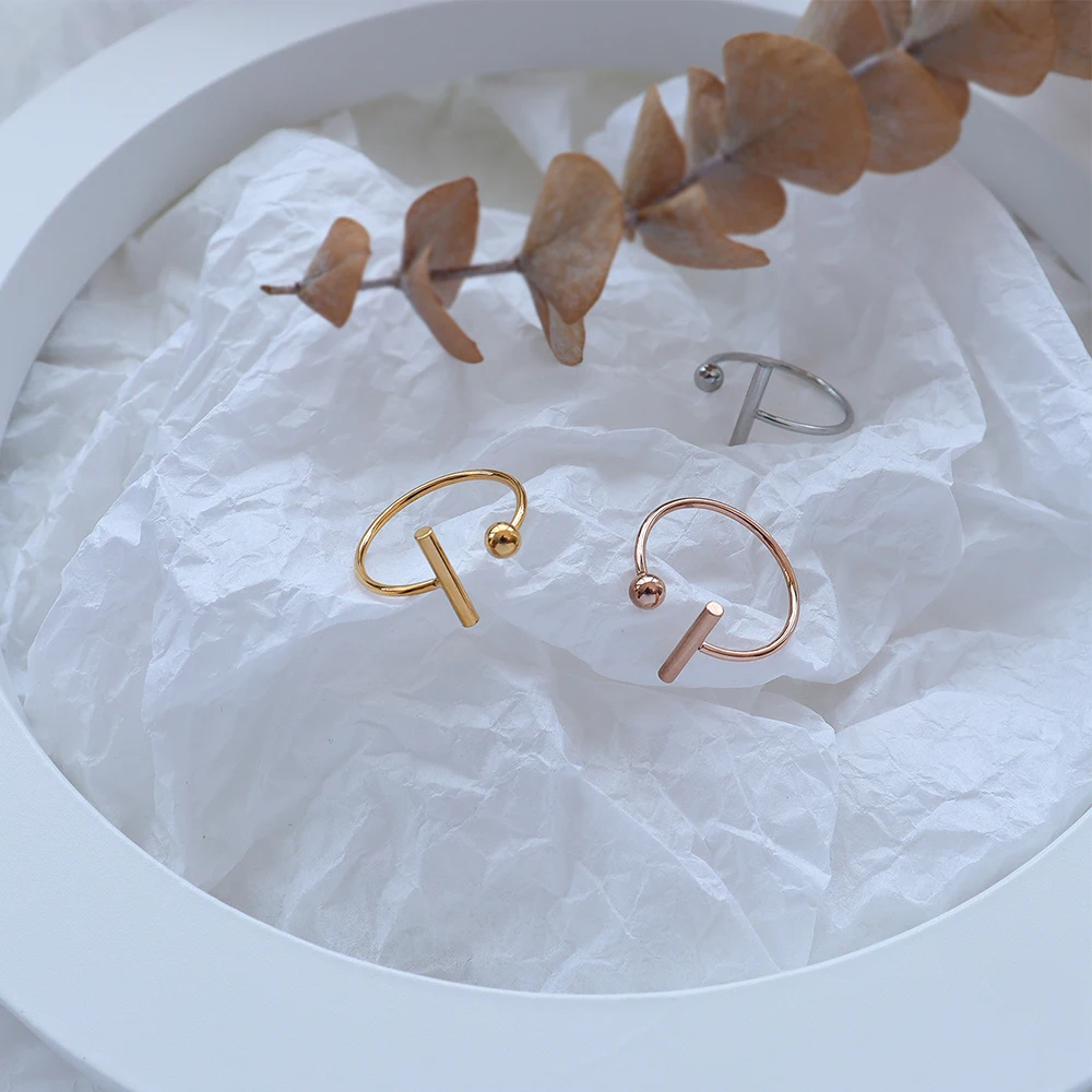 SODROV ювелирные изделия из нержавеющей стали T-образный стальной шар Открытое