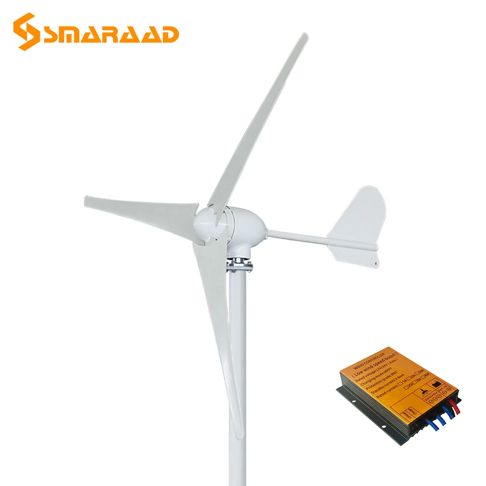Лучшие продажи ветряной генератор 600 Вт ветряная турбина с лезвиями 3/5 шт.