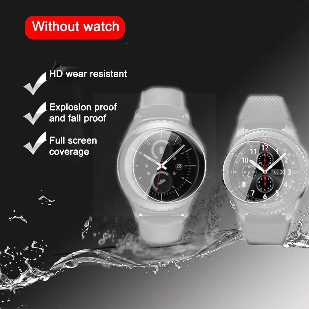 

Tempered Glass For Watch 4 Classic 42mm 46mm Screen Protector Round Watch Protective Film Protective S A1s3