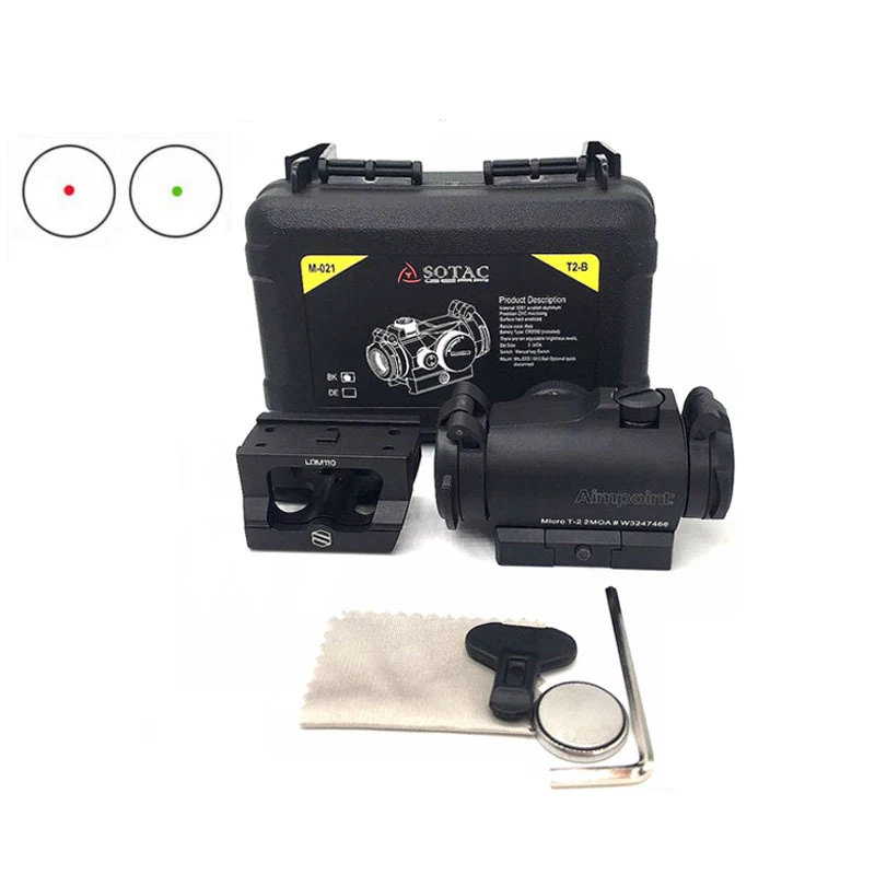 High quality AimpoinT T2 red and green dot sight holographic AR water gun | Спорт и развлечения