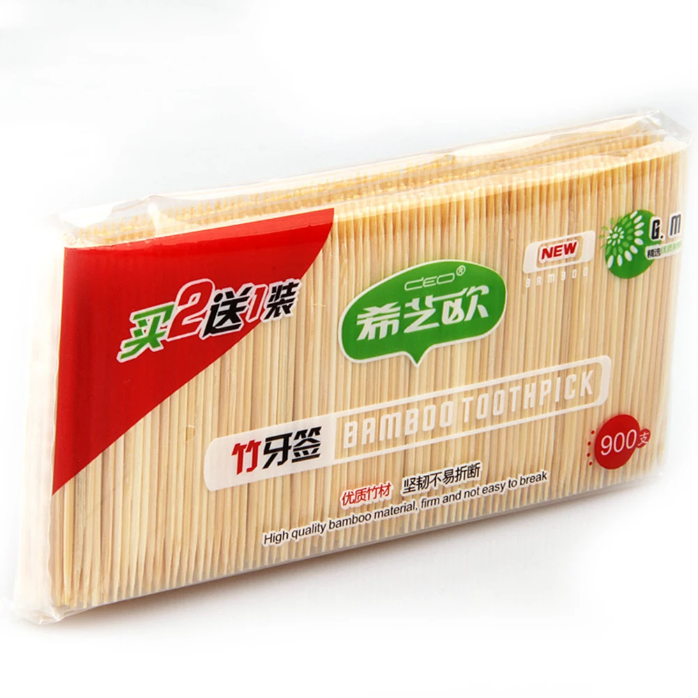 

Toothpicks Durable Practical Bamboo Tooth Clean Accessories Restaurant Home Hotel Party Fruit Dinner Table Hygiene Health Care