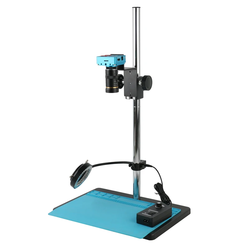 

HD 2K 30MP 1080P HDMI Digital Industrial Lab Soldering Video Microscope Camera Big View High Working Distance