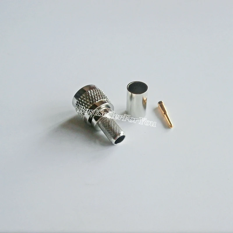 10 шт. мини UHF MINIUHF УВЧ Штекерный обжим для фотокабеля RG8X LMR240 радиочастотный