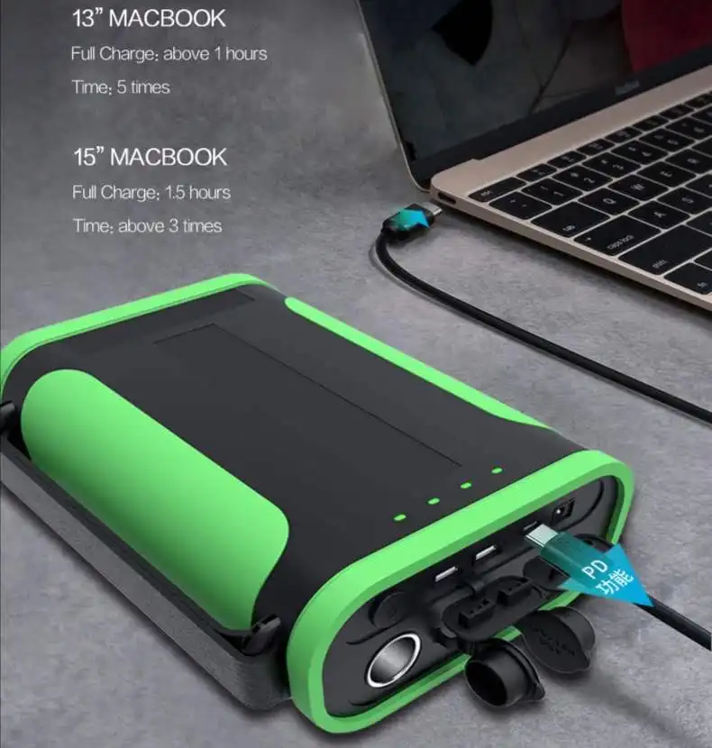 LifePo4 powerbank 96000 mah PD 60W external battery PSE Power Banks pack for cpap vehicle pumps outdoor |