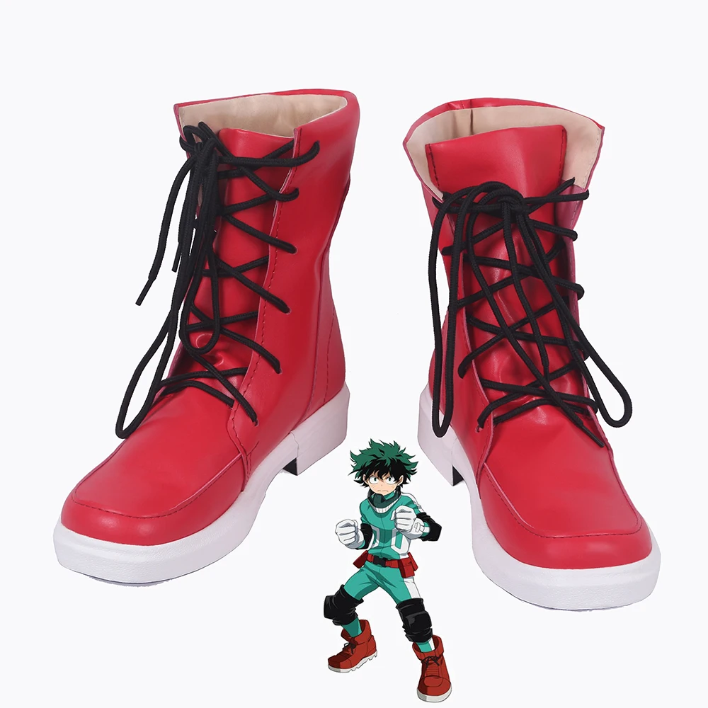 Обувь для косплея Izuku Midoriya ботинки реквизит игра аниме Хэллоуин Карнавал