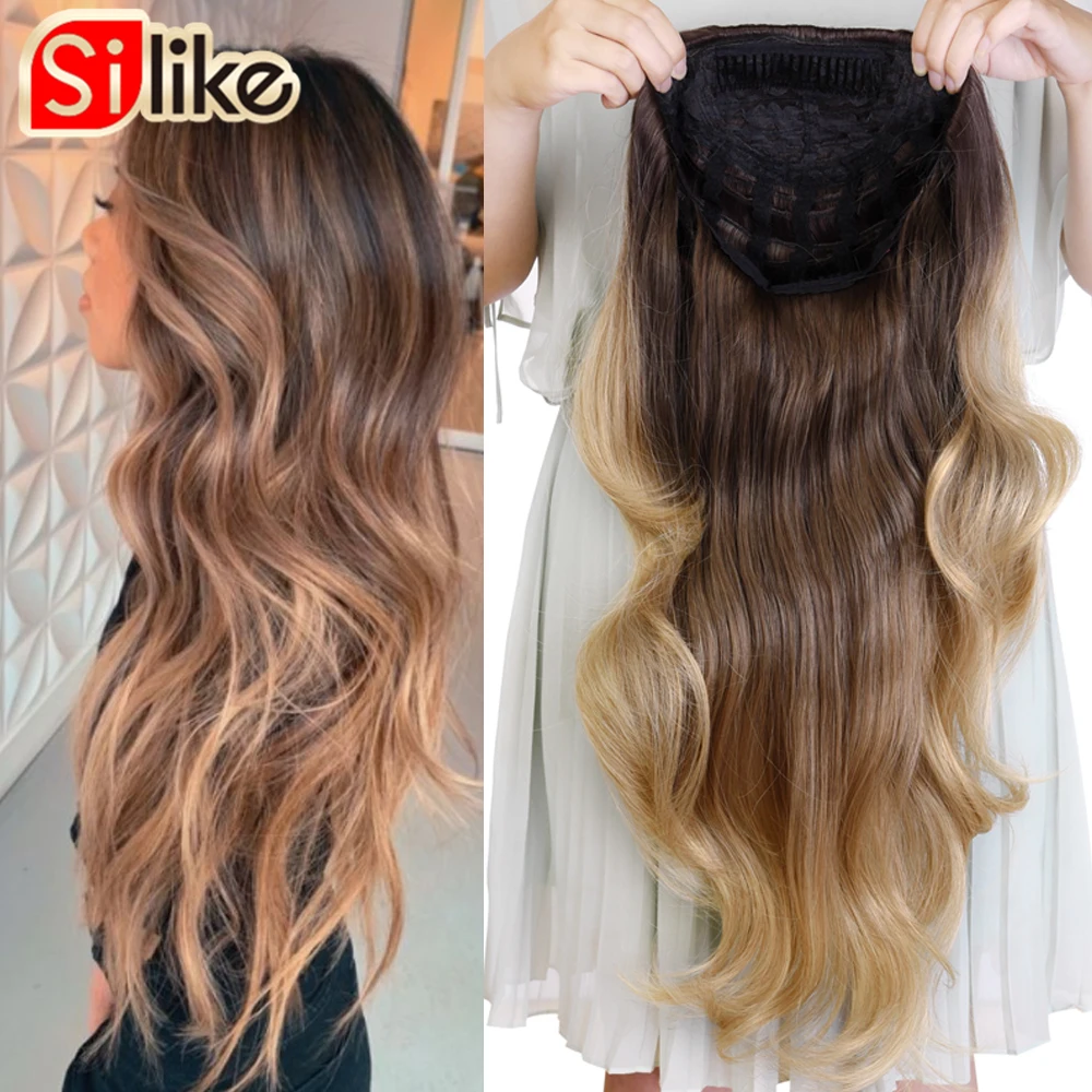 Long Blonde Hair High Temperature Glueless Cosplay Wigs For 