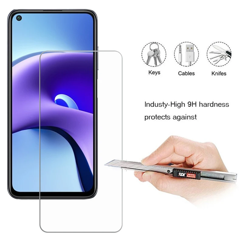 Закаленное стекло 2-1 шт. для Xiaomi Redmi Note 9T 5G Защита экрана Xiami Redme M2007J22G стеклянная