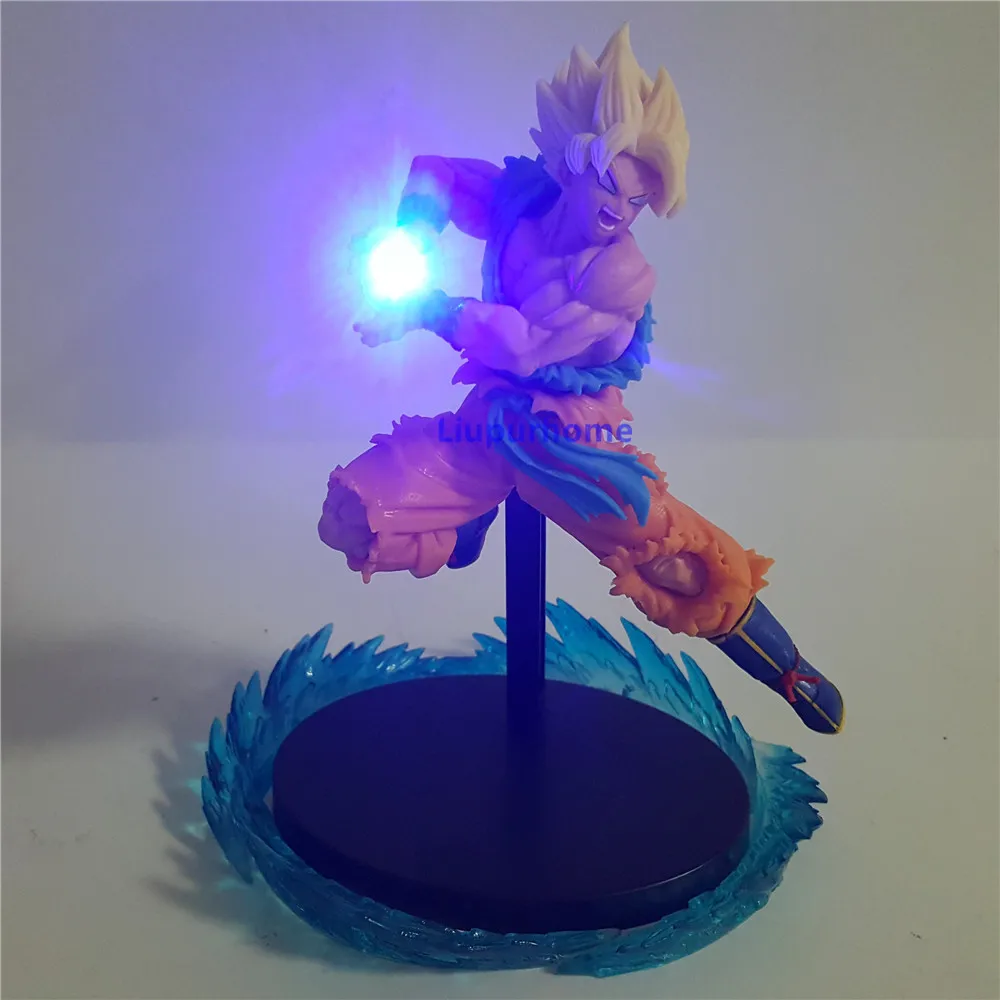 Dragon Ball Z Сон Гоку рисунок светодиодный ночной Светильник декоративная лампа для дома камехамеха желтый волосы Гоку светодиодный светильник для детей подарок LU
