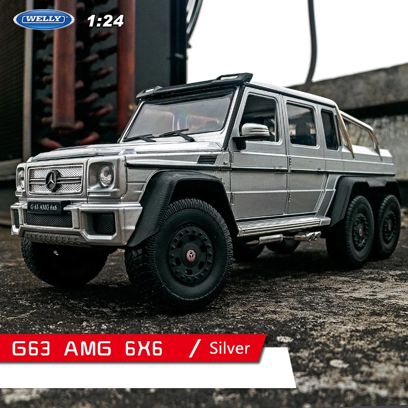 G63 AMG Welly 1:24 Mercedes-Benz G500 G55 автомобиль сплав модель автомобиля моделирование автомобиля украшение коллекция Подарочная игрушка Литье под давлением модель игрушка для мальчиков - Цвет: G63 AMG