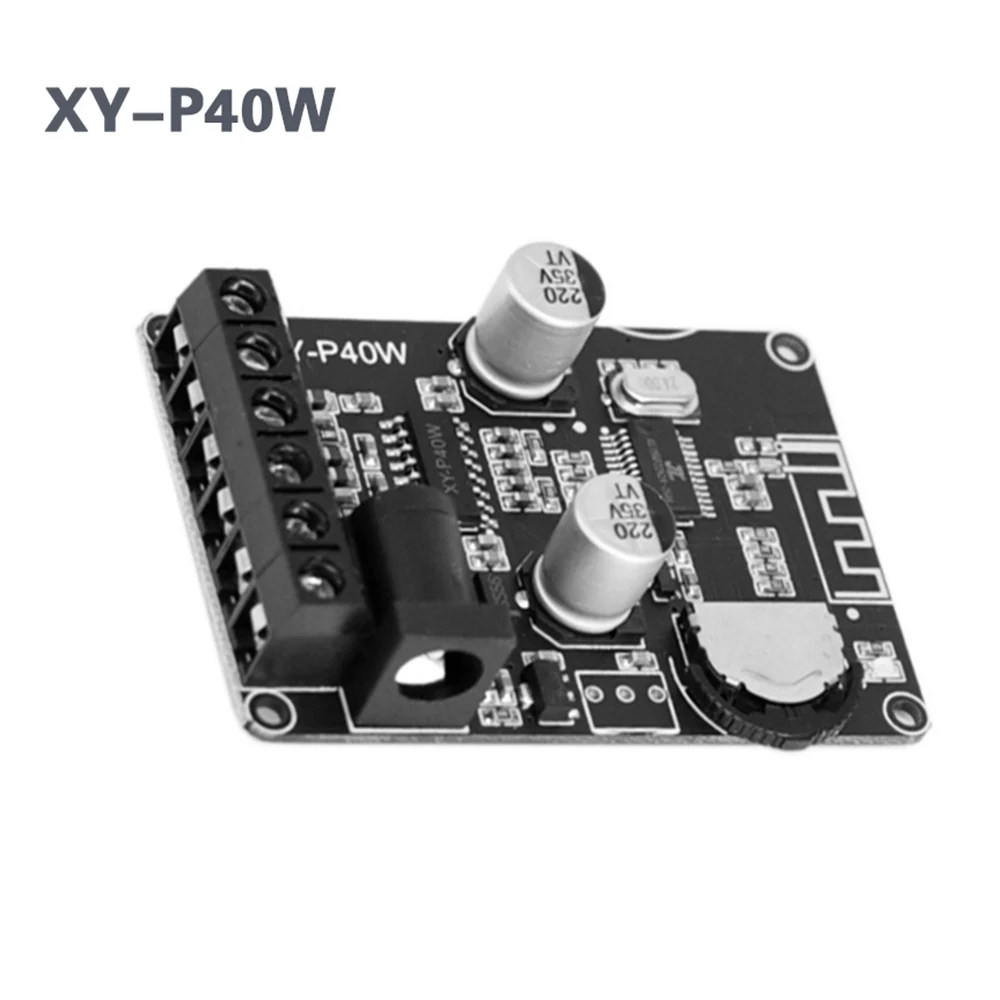 

1PC Durable 12V/24V XY-P15W XY-P40W Stereo Bluetooth-compatible Power Amplifier Board Module