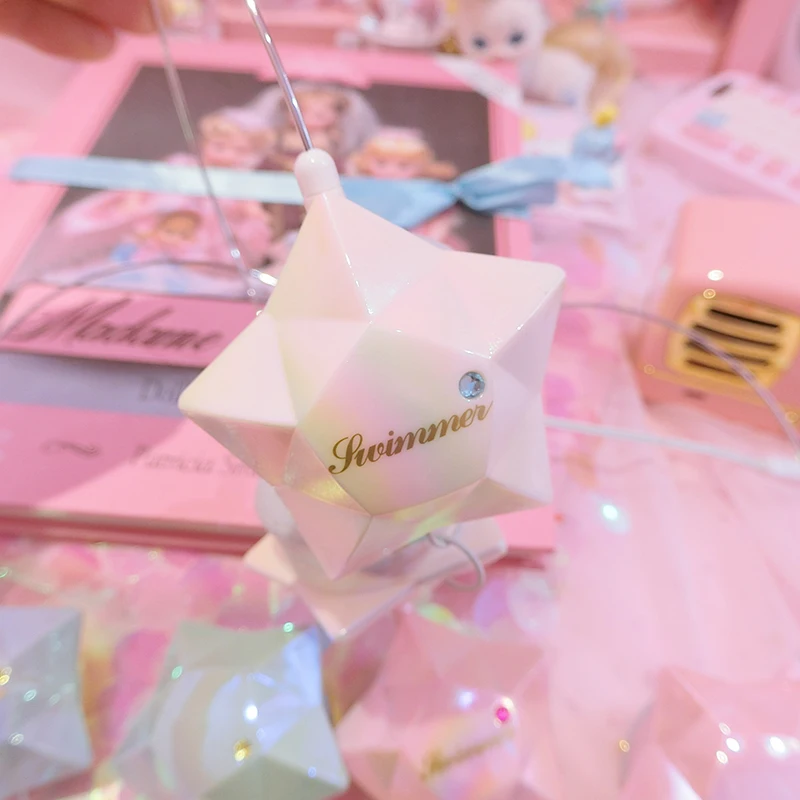 Японские милые блестящие звезды гарнитура с микрофонный сабвуфер сверхмощные