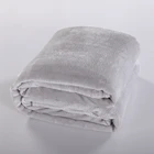 Лидер продаж, зимнее теплое одеяло, серебристо-серое однотонное Флисовое одеяло из микрофибры, s-образное покрывало для кровати, дивана, постельное белье для путешествий, размер x C