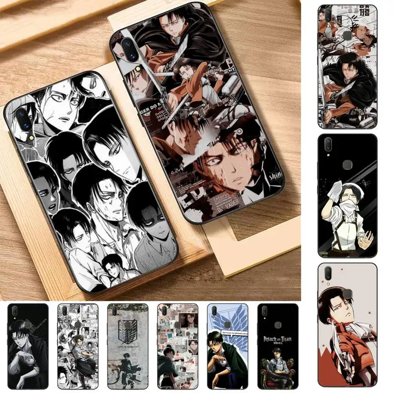 

Anime Attack On Titan Levi Ackerman Phone Case for Vivo Y91C Y11 17 19 17 67 81 Oppo A9 2020 Realme c3