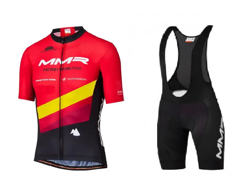 2020 MMR FACTORY RACING PRO TEAM SHORT SLEEVE CYCLING JERSEY SUMMER WEAR ROPA CICLISMO+BIB SHORTS WITH POWER BAND | Спорт и