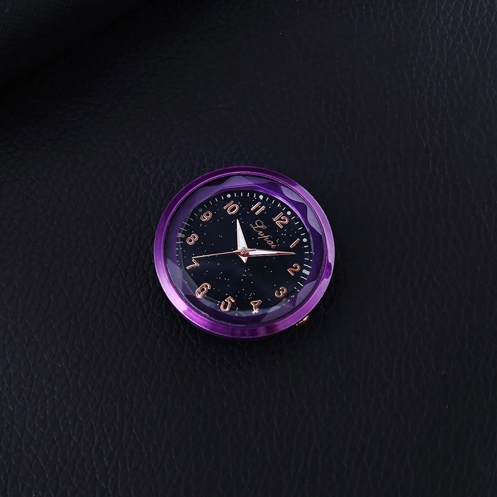 Электронные часы-наклейка для автомобиля декорация часы украшение интерьера