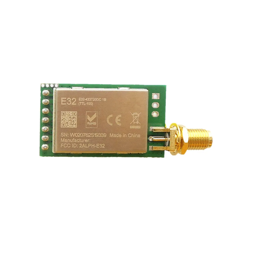 E32 433T20DC SX1278 беспроводной модуль 433 МГц wireless COM/серийный интерфейс LORA expanding 3000m UART