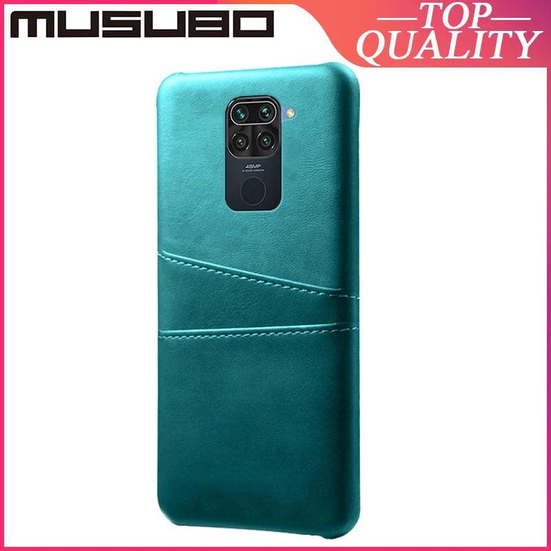 Чехол Musubo из натуральной кожи для XIAOMI REDMI Note 9 Pro Max 8 задняя крышка с держателем